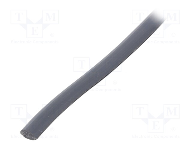 Hole and edge shield; PVC; L: 10m; grey; H: 6mm; W: 4mm; -30÷70°C