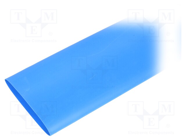 Heat shrink sleeve; 2: 1; 38.1mm; L: 1.2m; blue; polyolefine; 5pcs.