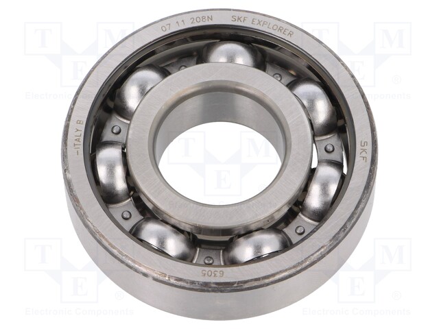 Bearing: single row deep groove ball; Øint: 25mm; Øout: 62mm