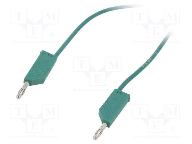 Test lead; 60VDC; 16A; 4mm banana plug-4mm banana plug; Len: 2m