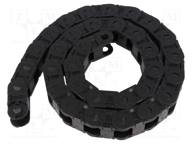 Cable chain; Series: B15; Bend.rad: 48mm; L: 1006mm; Int.width: 15mm