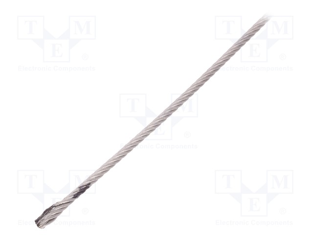 Rope; acid resistant steel A4; Ørope: 2mm; L: 10m; 71kg