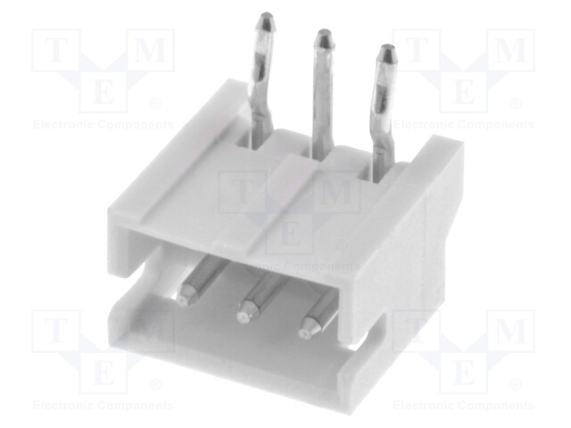 Socket; wire-board; male; ZH; 1.5mm; PIN: 3; THT; 50V; 1A; -25÷85°C