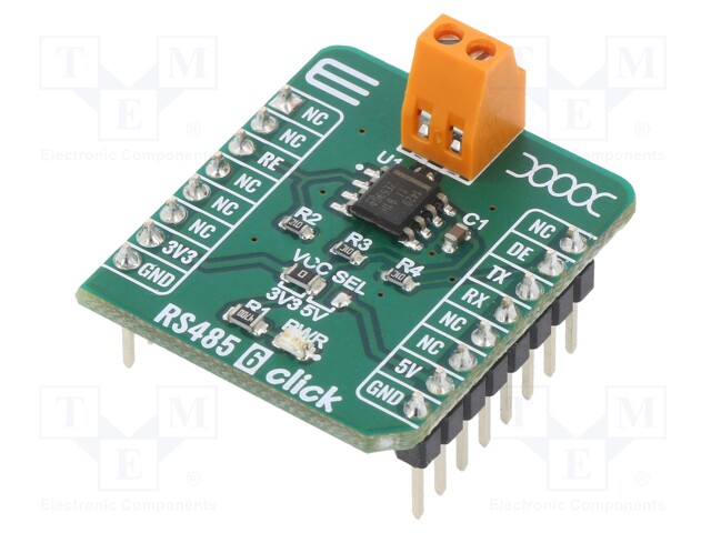 Click board; interface; UART; THVD1329DT; 3.3/5VDC