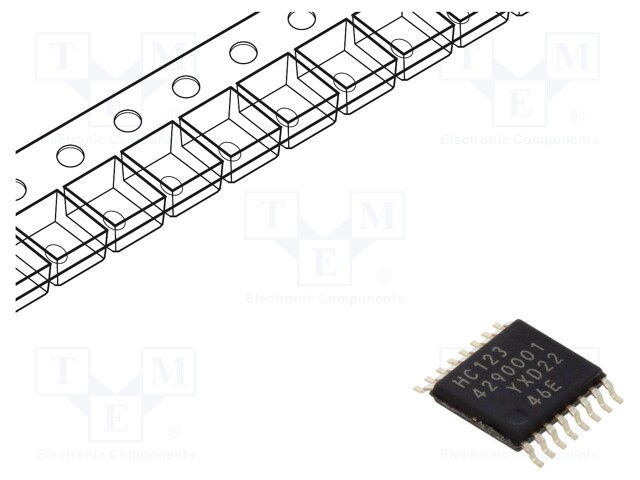 IC: digital; monostable,multivibrator; Ch: 2; CMOS; 2÷6VDC; SMD