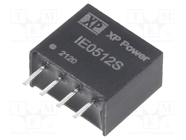 Converter: DC/DC; 1W; Uin: 5V; 12VDC; Iout: 84mA; SIP; 11.68x9.65x6mm