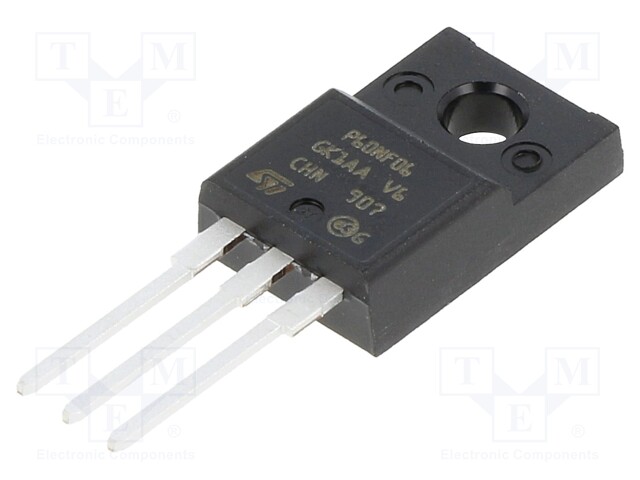 Transistor: N-MOSFET; 60V; 21A; Idm: 120A; 30W; TO220FP