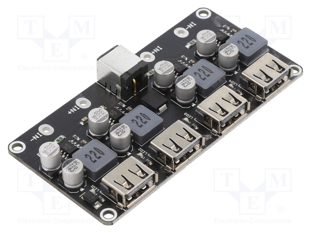 Converter: step down; Uin: 6÷32V; Iout max: 3.4A; Uout: 5V; 90÷97%