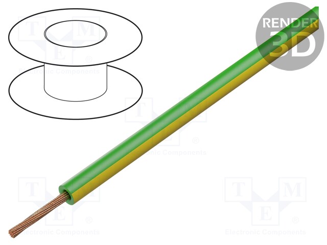 Wire; Silivolt®-1V; stranded; Cu; 1x0,75mm2; silicone; 1.5kV; 100m