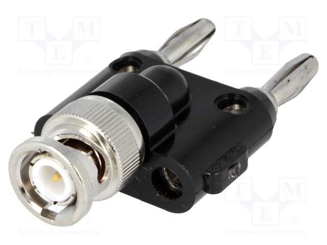 Adapter; 500V; BNC plug,banana 4mm plug x2