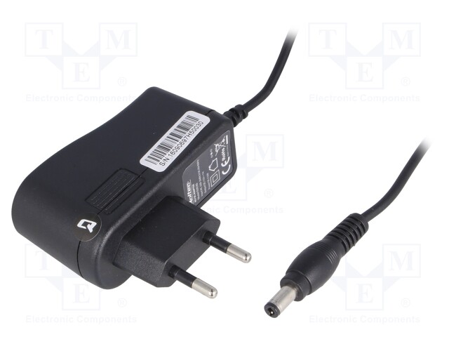 Power supply: switched-mode; 12VDC; 1A; Out: 5,5/2,5; 12W