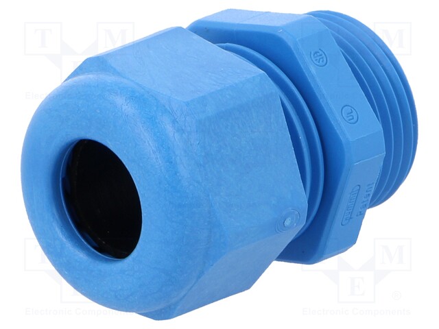 Cable gland; PG13,5; IP68; Mat: polyamide; blue; UL94V-0