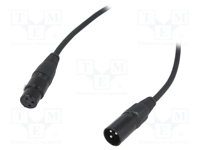 Male-female; PIN: 3; Cable: XLR-XLR; 2m