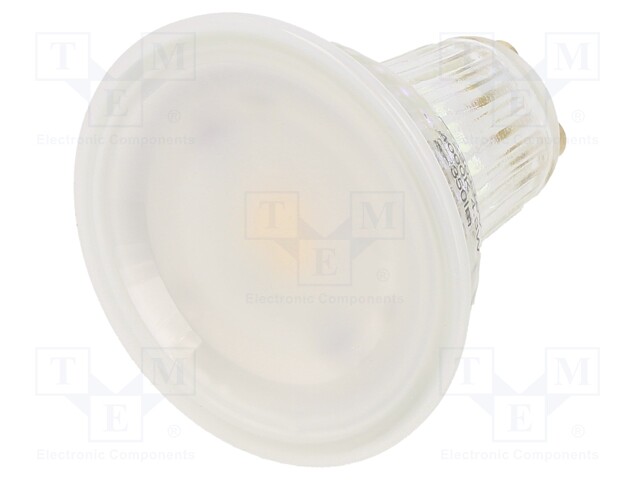 LED lamp; neutral white; GU10; 230VAC; 350lm; 4.3W; 120°; 4000K