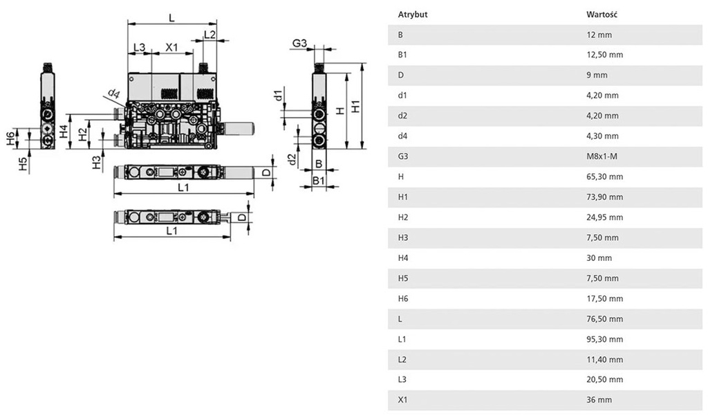 Ejector; 70g; 0÷50°C; 22l/min; SCPMc; 3.5÷6bar