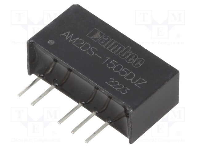 Converter: DC/DC; 2W; Uin: 13.5÷16.5V; Uout: 5VDC; Uout2: -5VDC; SIP7