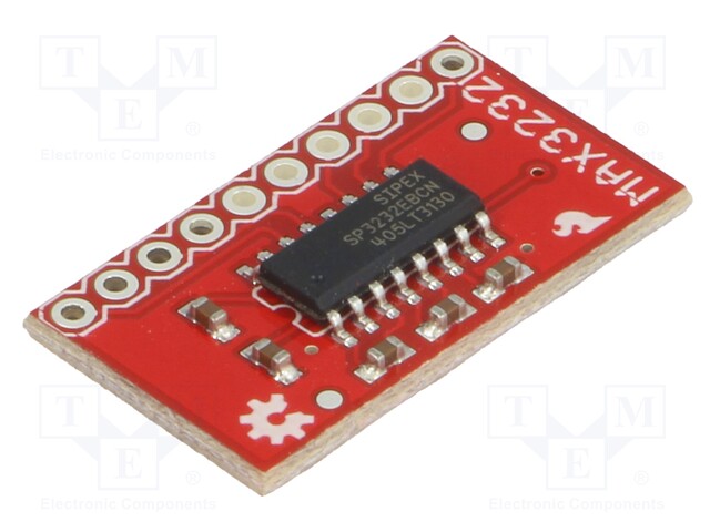 Module: converter; RS232/TTL; MAX3232; pin strips; 3÷5.5VDC