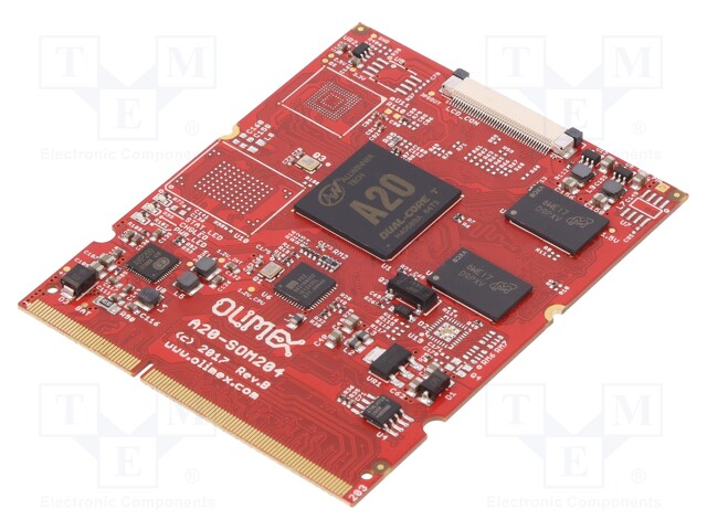 Module: SOM; RAM: 1GB; A20 ARM Dual-Core; 67x84x5mm; DDR3; SO DIMM