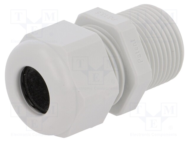 Cable gland; with long thread; PG13,5; IP68; Mat: polyamide