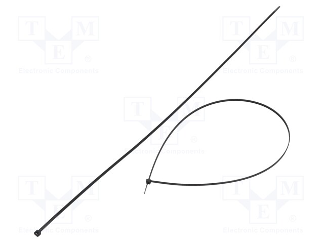 Cable tie; L: 750mm; W: 4.8mm; polyamide; 222N; black; Ømax: 227mm