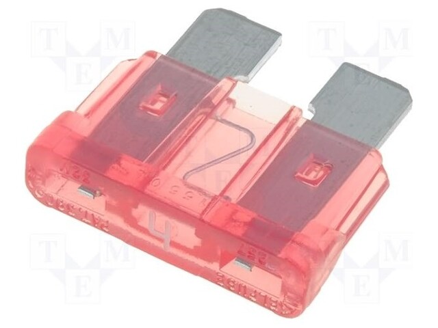 Fuse: fuse; 4A; 32V; automotive; 19mm; ATO