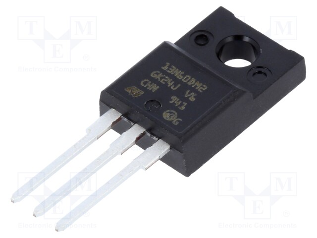 Transistor: N-MOSFET; 600V; 7A; Idm: 44A; 25W; TO220FP