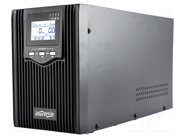 Power supply: UPS; 144x410x215mm; 1.6kW; 2kVA; 18.5kg; 9Ah; 0÷40°C