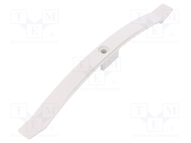 Holder; polyamide; light grey; Ømount.hole: 6mm; W: 20mm; L: 240mm