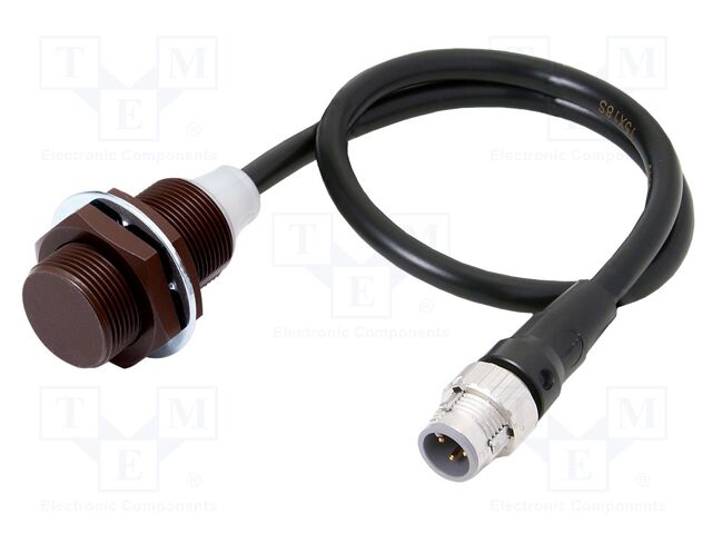 Sensor: inductive; OUT: PNP / NO; 0÷7mm; 10÷30VDC; M12; IP67; 0÷85°C