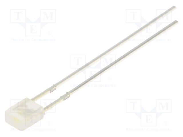 LED; rectangular; 3.2x3.2x4.15mm; white cold; 500÷750mcd; 100°