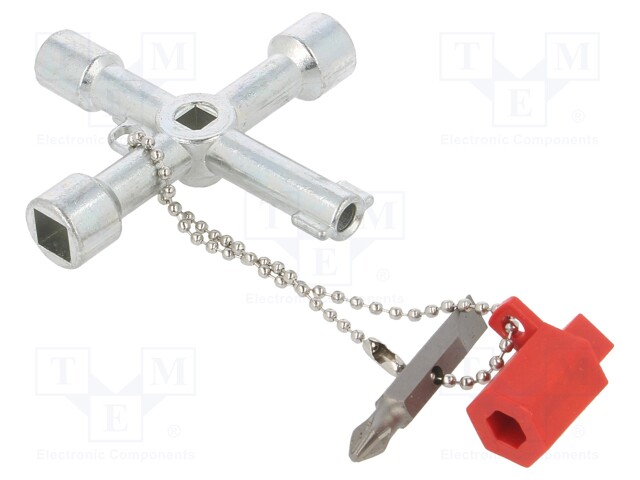 Key; for control cabinets; 76mm