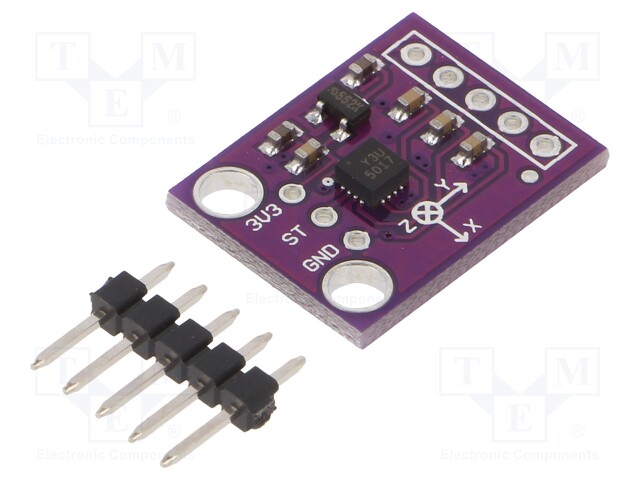 Sensor: accelerometer; 1.8÷3.6VDC; ADXL337; module; -40÷85°C; ±3g