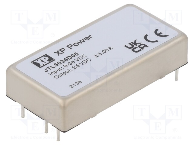 Converter: DC/DC; Mounting: THT