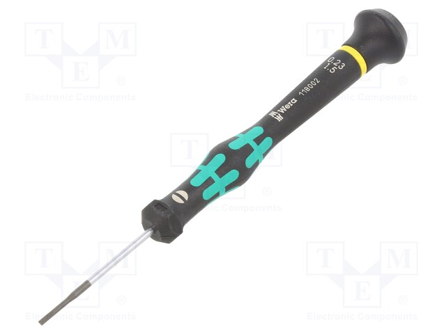 Screwdriver; slot; precision; 1,5x0,23mm; Blade length: 40mm