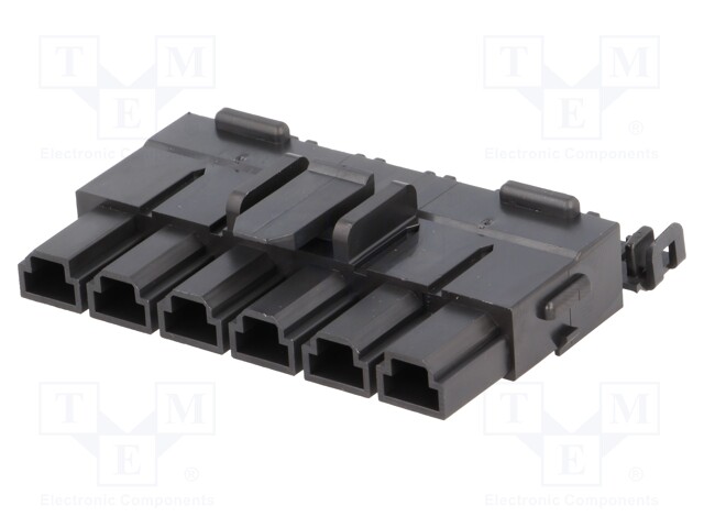 Plug; wire-board; female; Series: Mini-Fit Sr; 10mm; PIN: 6; 600V