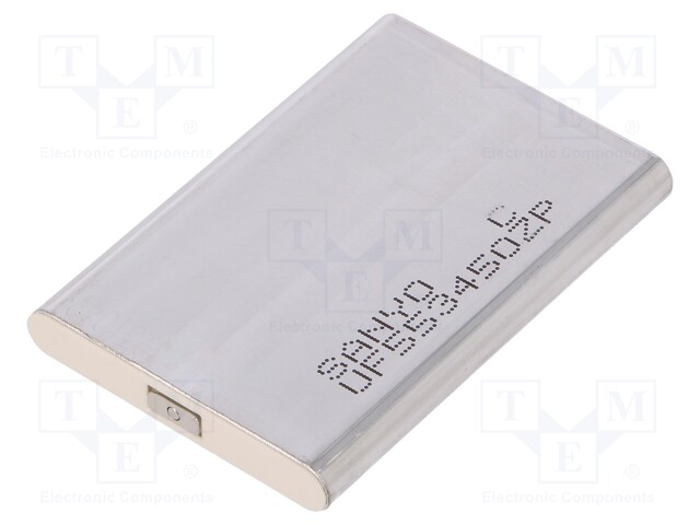 Re-battery: Li-Ion; 553450; 3.7V; 1150mAh; 5.5x33.8x49.8mm