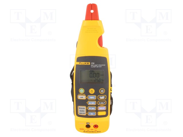 Current loop clamp meter; LCD,with a backlit; IP40