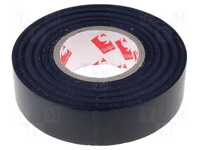 Tape: insulation; W: 50mm; L: 25m; black