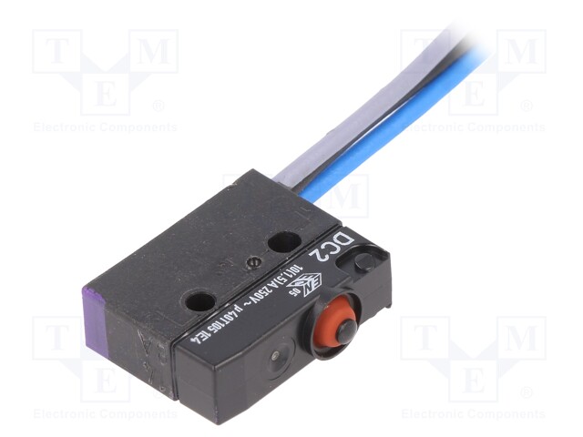 Microswitch SNAP ACTION; SPDT; 10A/250VAC; ON-(ON); Pos: 2; IP67