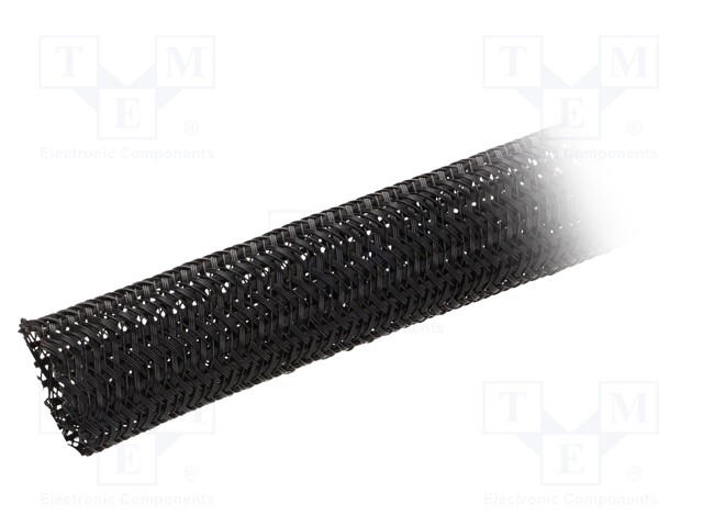 Polyester conduit; Braid diameter: 25.4mm; Mat: polyester; black