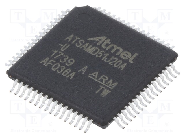 ARM microcontroller; SRAM: 256kB; Flash: 1024kB; TQFP64; RAM: 256kB