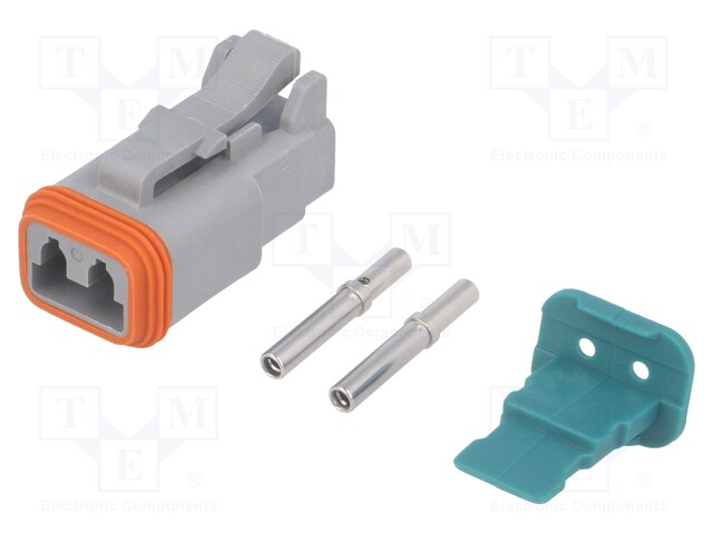 Connector: wire-wire; AT; plug; female; Size: 16; 20AWG÷16AWG; PIN: 2