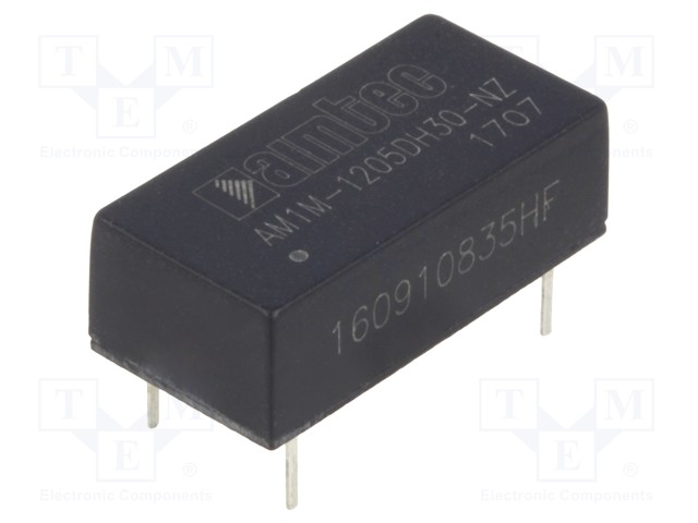 Converter: DC/DC; 1W; Uin: 10.8÷13.2V; Uout: 5VDC; Uout2: -5VDC; 2.4g