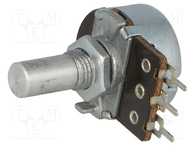 Potentiometer: shaft; single turn; 220Ω; 200mW; ±20%; THT; 6mm