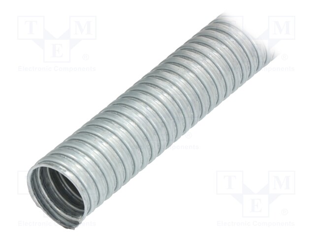 Protective tube; ØBraid : 32mm; galvanised steel; natural; IP40