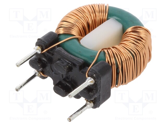 Inductor: wire; THT; 3.3mH; 500mA; 360mΩ; 230VAC; 4.5x10mm; -20÷+50%