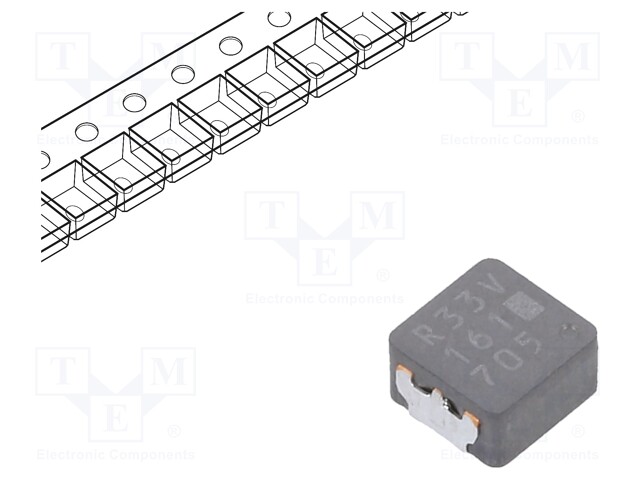 Inductor: wire; SMD; 330nH; 10.6A; 4.85mΩ; 5.5x5x3mm; ±20%