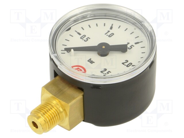 Manometer; 0÷2.5bar; 40mm; non-aggressive liquids,inert gases