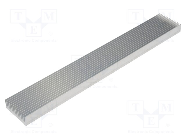 Heatsink: extruded; grilled; universal; aluminium; L: 1000mm; raw