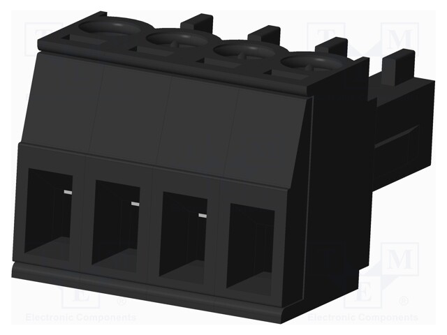 Connector: pluggable terminal block; plug; female; straight; 300V